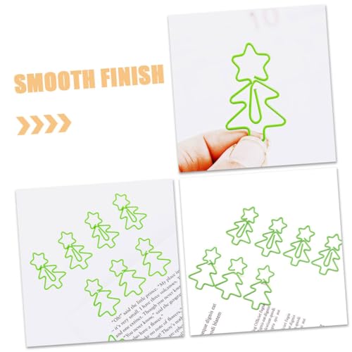 Gadpiparty 30 Teiliges Weihnachtsbaum Förmige Metall Paperclips Kleine Dekorative Büroklammern aus Robustem Metall Glatte Oberfläche Sichere Memo und Lesezeichenklammern für Büro Schule Gadpiparty 30 Teiliges Weihnachtsbaum Förmige Metall Paperclips Kleine Dekorative Büroklammern aus Robustem Metall Glatte Oberfläche Sichere Memo und Lesezeichenklammern für Büro Schule von Gadpiparty