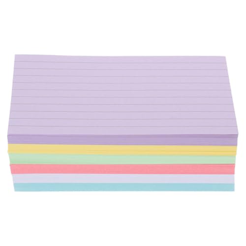 Gadpiparty 300 Blatt Bunte Notizkarten für Schule Büro Zuhause Vielseitige Karteikarten für Vokabeln To Do Listen und DIY Projekte Farben von Gadpiparty