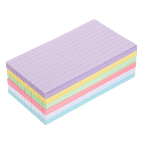 Gadpiparty 300 Blatt Farbige Karteikarten Schreibwaren studieren regiert Karten leer linierte Karten Lernen Papierkarten Karteikarte Notizblock Memo -Notizbuch Sprachkarten Büro-Notizblock Gadpiparty 300 Blatt Farbige Karteikarten Schreibwaren studieren regiert Karten leer linierte Karten Lernen Papierkarten Karteikarte Notizblock Memo -Notizbuch Sprachkarten Büro-Notizblock von Gadpiparty