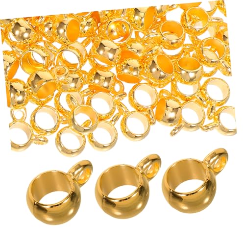 Gadpiparty 300 Stück Kunststoff Große Lochrundperlen Bails für Schmuckherstellung Leicht und Langlebig Vielseitig Einsetzbar für Armbänder Halsketten DIY Handwerk Zubehör Gadpiparty 300 Stück Kunststoff Große Lochrundperlen Bails für Schmuckherstellung Leicht und Langlebig Vielseitig Einsetzbar für Armbänder Halsketten DIY Handwerk Zubehör von Gadpiparty
