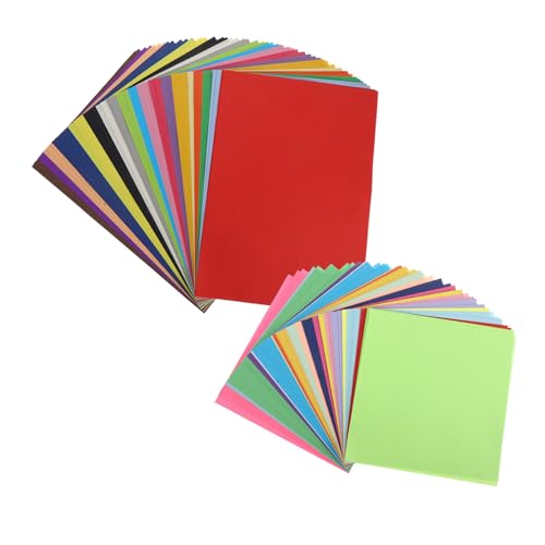 Gadpiparty 300 Stück Origami Bastelpapier Drucker, Der Papier Faltet Papier Für Die Kartenherstellung Diy -papier Für Handwerk Farbiges Kartonpapier Scrapbook-karton Farbige Pappe Papierstau von Gadpiparty