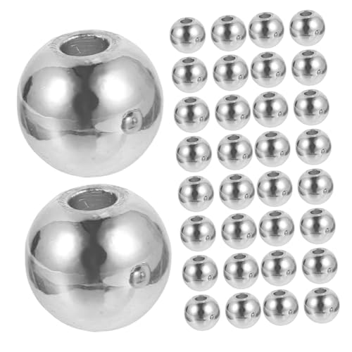 Gadpiparty 300 Stück Schmuckzubehör Perlen Schmuck Abstandsperlen Runde Abstandsperlen Metallperlen Für Armbänder Zum Basteln Perlen Abstandshalter Für Die von Gadpiparty