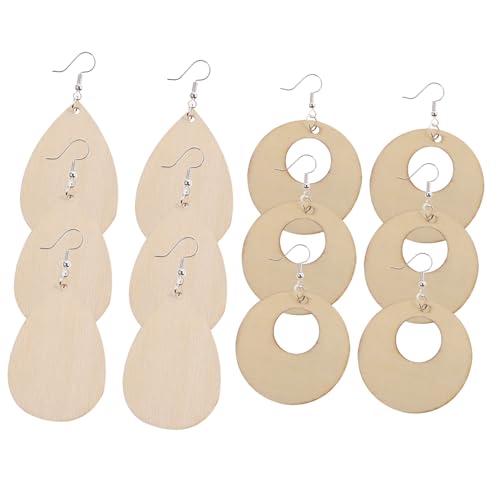 Gadpiparty 300 Stück Teiliges DIY Holzohrring Set mit Unpolierten Holzanhängern und Ohrhaken Natürliche Holzcharms zum Basteln von Individuellen Ohrschmuck Vielseitiges Schmuckherstellung Gadpiparty 300 Stück Teiliges DIY Holzohrring Set mit Unpolierten Holzanhängern und Ohrhaken Natürliche Holzcharms zum Basteln von Individuellen Ohrschmuck Vielseitiges Schmuckherstellung von Gadpiparty