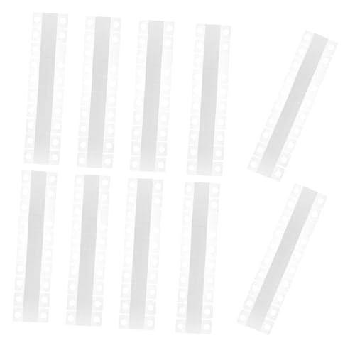Gadpiparty 300 Stück selbstklebender Haken Kleberhänge -Loch -Slot Klebeband selbstklebend selbstklebende Haken Anzeige Hanging Tags Einzelhandel Aufhängelaschen für den Einzelhandel PVC von Gadpiparty