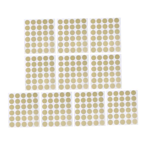 Gadpiparty 300Stücke Goldene Rubbelaufkleber Selbstklebende DIY Belohnungsaufkleber für Karten Spielaktivitäten und Überraschungsprojekte Runde Etiketten von Gadpiparty