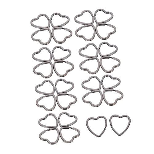 Gadpiparty 30Stücke Herzförmige Schlüsselringe Metall Langlebige Split Ringe Für DIY Projekte Für Schlüsselanhänger Bastelbedarf Und Lanyards Gadpiparty 30Stücke Herzförmige Schlüsselringe Metall Langlebige Split Ringe Für DIY Projekte Für Schlüsselanhänger Bastelbedarf Und Lanyards von Gadpiparty
