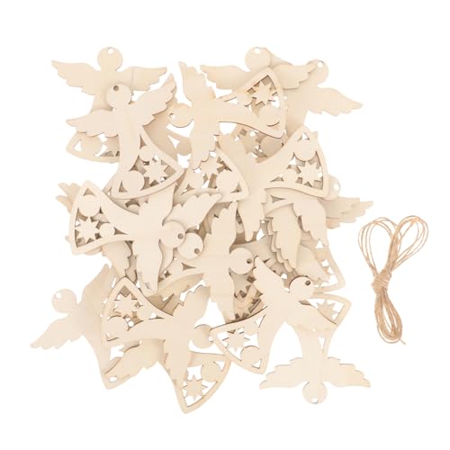 Gadpiparty 30Stücke Holzengel Holzformen Zum Basteln Unfertige Holzfiguren Für DIY Weihnachten Dekoration Bastelbedarf Holzscheiben Handgemachte Bastelideen Gadpiparty 30Stücke Holzengel Holzformen Zum Basteln Unfertige Holzfiguren Für DIY Weihnachten Dekoration Bastelbedarf Holzscheiben Handgemachte Bastelideen von Gadpiparty
