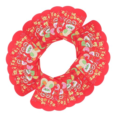 Gadpiparty 30Stücke Neujahrsumschläge für Frühlingsfest Chinesisches Neujahr mit Schlangendesign Praktische Geldgeschenkumschläge Hochzeiten von Gadpiparty