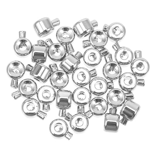 Gadpiparty 30Stücke Quetschperlen Für Schmuckherstellung DIY Perlen Zubehör Für Armbänder Und Halsketten Vielseitige Farben Für Projekte Und Bastelarbeiten von Gadpiparty