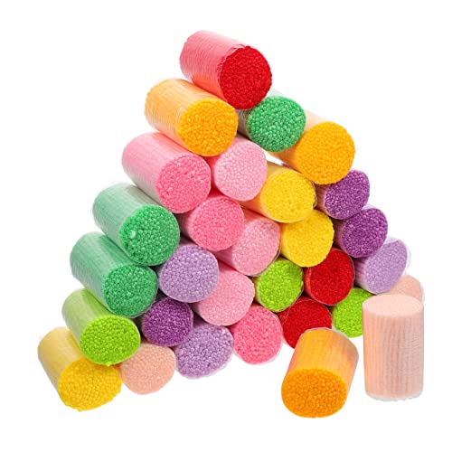 Gadpiparty 30Stücke Teiliges Riegelhakengarn für DIY Handarbeit Knüpf und Häkelprojekte Weiches Angenehmes Garn Lebhaften Farben für Bastelarbeiten von Gadpiparty
