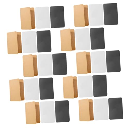 Gadpiparty 30Stücke Vintage Leere Klappkarten für DIY Nachrichten Segenskarten Kraftpapier für Partys Einladungen und Persönliche Grüße von Gadpiparty