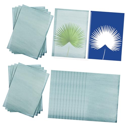 Gadpiparty 32 Blatt Papierkissen Sonnendruckpapier Für Sonne Kunst Drucken Zeichenpapier Sonne Druckerpapier Wenn Solaraktiviertes Papier Gemacht Solar- Naturfasern Sky-blue von Gadpiparty
