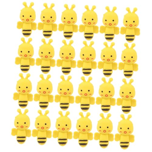 Gadpiparty 36 Stück Bienenform Radiergummis für Lustige Radierer Schulbedarf Radierer für Schüler Bunte Radiergummis für und Basteln von Gadpiparty