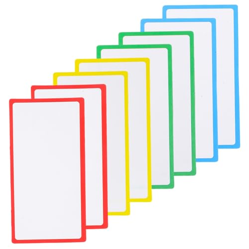 Gadpiparty 36 Stück Magnetische Namens aufkleber klein klebrig löschbar magnetische namensschilder Magnetische Namensetiketten Magnetetiketten für Whiteboards Blanko-Etiketten für Kühlschrank von Gadpiparty