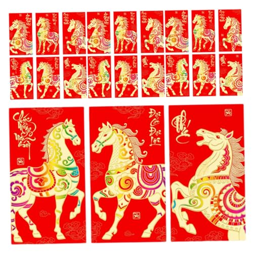 Gadpiparty 36 Stück Rote Umschläge Pferdejahr Chinesische Geldgeschenktüten Traditionelles Design für Neujahr Hochzeit Geburtstag Festliche Glücksgeldumschläge Gadpiparty 36 Stück Rote Umschläge Pferdejahr Chinesische Geldgeschenktüten Traditionelles Design für Neujahr Hochzeit Geburtstag Festliche Glücksgeldumschläge von Gadpiparty