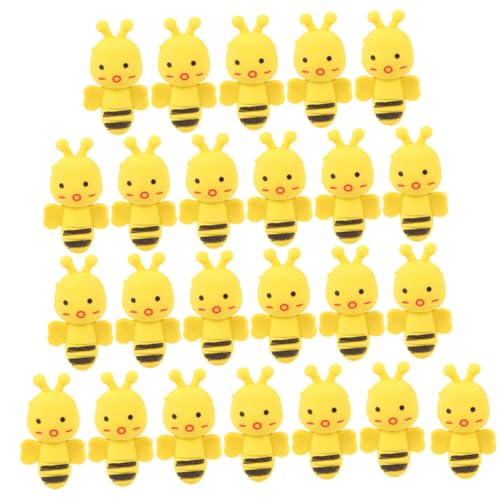 Gadpiparty 36 Stück Teiliges Cartoon Bienen Radiergummi für Lustige Schulbedarf Radiergummis zur Praktischer Fähigkeiten und Kreativen für Klassenzimmergebrauch von Gadpiparty