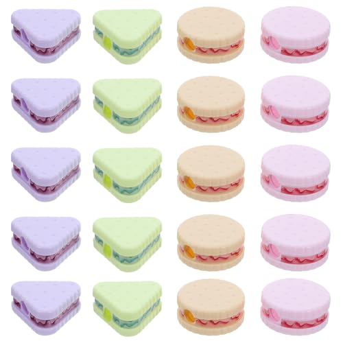 Gadpiparty 36 Stück süße Keks-Bleistiftspitzer, Kawaii-Zubehör, Studentenpreis-Bleistiftspitzer, Schulbedarf für Büro, Schule, Zuhause, Schreiben und Korrektur von Gadpiparty