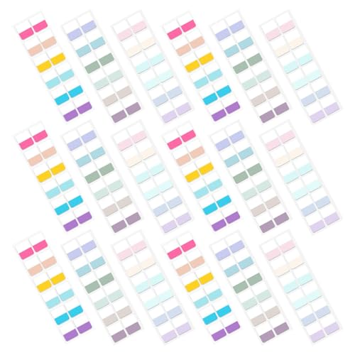 Gadpiparty 360 Stück Haftnotizen Index Tabs Selbstklebende Seitenmarker Verschiedenen Farben Organisieren von Notizen Dokumenten Büchern und Ordnern von Gadpiparty