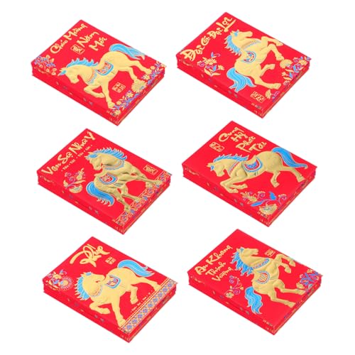 Gadpiparty 360 Stück Rote Umschläge Jahr Des Pferdes Goldfolie Druck Vietnamesische Neujahrs-hongbao Traditionelle Frühlingsfest Geldumschläge Für Hochzeit Party Grüße Gadpiparty 360 Stück Rote Umschläge Jahr Des Pferdes Goldfolie Druck Vietnamesische Neujahrs-hongbao Traditionelle Frühlingsfest Geldumschläge Für Hochzeit Party Grüße von Gadpiparty