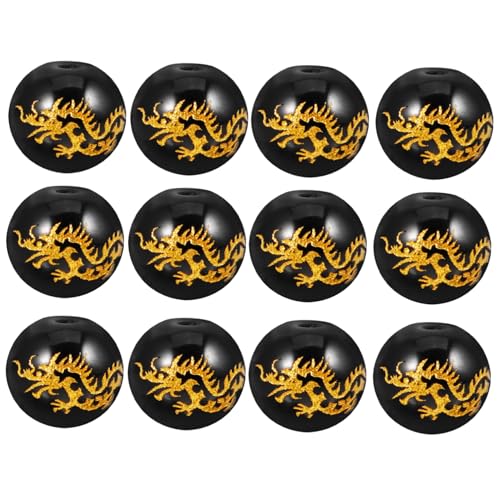 Gadpiparty 39 Stück Goldgenähte Kristallperlen In Drachenform Goldperlen Steinperlen Für Armbänder Drachen Charm Perlen Drachen Charms Zur Schmuckherstellung Drachen Abstandshalter von Gadpiparty
