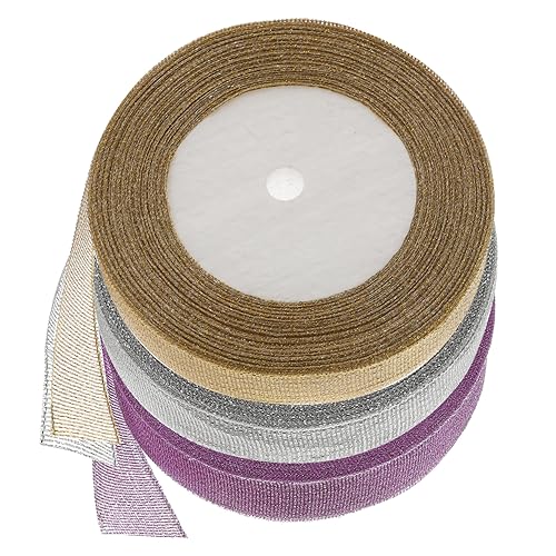 Gadpiparty 3Rollen Geschenkband Multifunktionale Dekorationsbänder für DIY Bastelprojekte und Geschenkverpackungen Hochwertiges Glattes von Gadpiparty