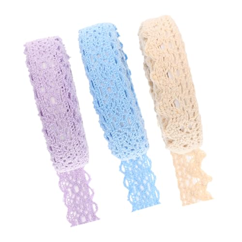 Gadpiparty 3Rollen Spitzenband Basteln DIY Spitzenbesatz für Fotorahmen Dekoration und Hohlmuster Leicht Abziehbar ohne Rückstände Gadpiparty 3Rollen Spitzenband Basteln DIY Spitzenbesatz für Fotorahmen Dekoration und Hohlmuster Leicht Abziehbar ohne Rückstände von Gadpiparty