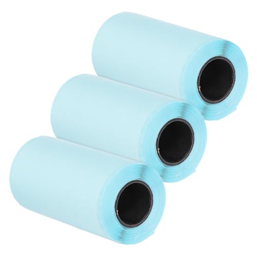Gadpiparty 3Rollen Thermische Selbstklebende Etiketten für Thermodrucker Wasser und Ölbeständig für Beschriftungen Organisation und Etikettierung von Gadpiparty