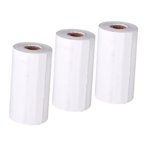 Gadpiparty 3Rollen Thermodruckpapier Fotopapier Für Thermodrucker Für Registrierkassen Und Sofortbildkameras Hochauflösender Druck Glatte Oberfläche Langlebig Und Einfach von Gadpiparty