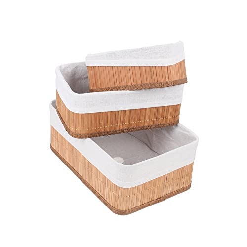 Gadpiparty 3 Stück Geflochtener Aufbewahrungskorb aus Rattan Multifunktionale Organizer für Schreibtisch Vintage Design Große Kapazität für Büro Schlafzimmer Badezimmer Gadpiparty 3 Stück Geflochtener Aufbewahrungskorb aus Rattan Multifunktionale Organizer für Schreibtisch Vintage Design Große Kapazität für Büro Schlafzimmer Badezimmer von Gadpiparty