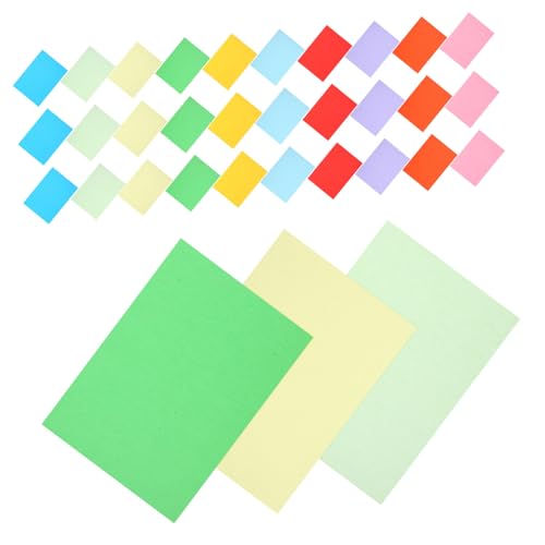 Gadpiparty 3er-packungen Farbkopierpapier Leere Bücher Für Druckerpapier Aus Karton Farbpapier Für Drucker Aquarellpapier Taschenaufkleberdrucker Origami Papier Selber Machen von Gadpiparty