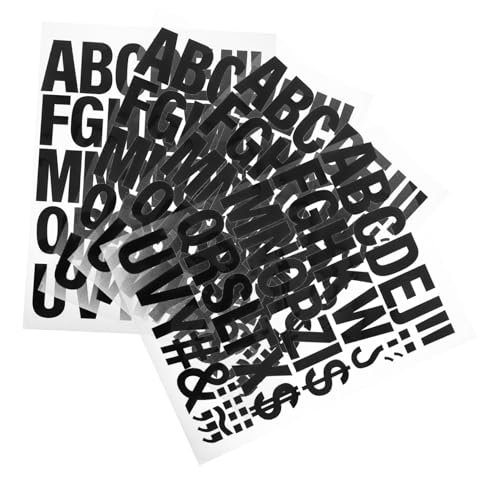 Gadpiparty 4 Blätter Bügelbuchstaben Textilien Heat Transfer Buchstaben Patches für Kleidung Robuste Aufnäher zum Aufbügeln Vielseitig für T Shirts Taschen Hüte DIY Stoffdekoration von Gadpiparty
