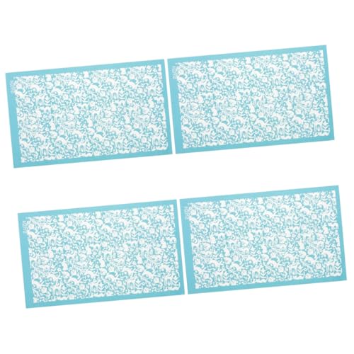 Gadpiparty 4 Blätter Kaninchentonvorlage Siebdruckschablonen Seide wiederverwendbare Schablonen Bildschirm Bastelschablonen wiederverwendbar Blumenschablone Polyester Blue Gadpiparty 4 Blätter Kaninchentonvorlage Siebdruckschablonen Seide wiederverwendbare Schablonen Bildschirm Bastelschablonen wiederverwendbar Blumenschablone Polyester Blue von Gadpiparty