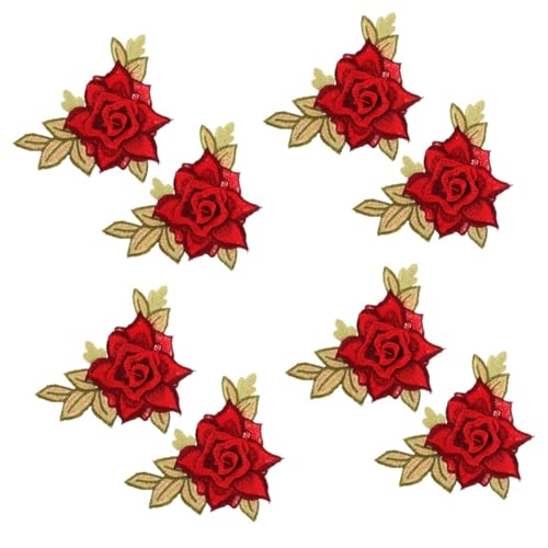Gadpiparty 4 Paare Blumenstoff Patches Aufbügelbare Stickereipatches zur Dekoration und Reparatur von Kleidung Taschen Jeans und Mehr DIY Applikationen für Mode und Handwerk Gadpiparty 4 Paare Blumenstoff Patches Aufbügelbare Stickereipatches zur Dekoration und Reparatur von Kleidung Taschen Jeans und Mehr DIY Applikationen für Mode und Handwerk von Gadpiparty