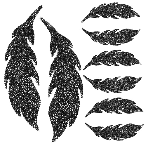 Gadpiparty 4 Paare Dekorativen Kleidungspatches Strapazierfähige Bügelpatches für Jacken Hüte und DIY Accessoires zum Verzieren und Reparieren von Kleidung und Taschen von Gadpiparty