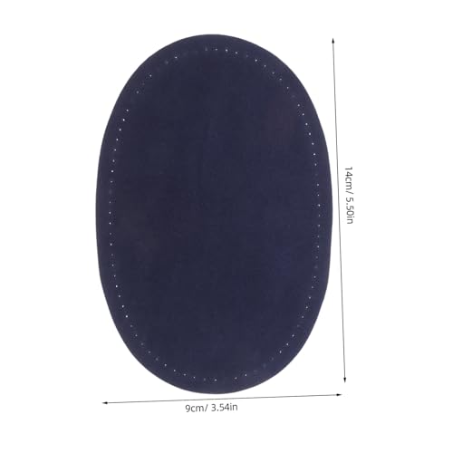 Gadpiparty 4 Paare Ellbogenflicken zum Aufnähen Ovale Patches mit Weichem Flor Rücken Robuste Reparatur für Pullover Jacken Hosen Atmungsaktiv und Langlebig DIY Textilapplikationen von Gadpiparty