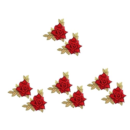 Gadpiparty 4 Paare Embroidered Flower Patches für Kleidung Dekorative Stoffblumen Aufnäher zum Aufnähen für Diy Projekte Hosen Taschen und Mehr Leuchtende Farben Vielseitig Einsetzbar Gadpiparty 4 Paare Embroidered Flower Patches für Kleidung Dekorative Stoffblumen Aufnäher zum Aufnähen für Diy Projekte Hosen Taschen und Mehr Leuchtende Farben Vielseitig Einsetzbar von Gadpiparty
