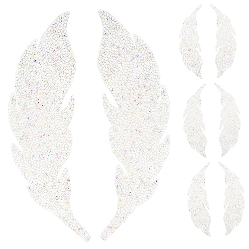 Gadpiparty 4 Paare Wasserfeste Dekorative Patches für Kleidung Hüte und Taschen DIY Patches für Jeans und Mehr für Projekte und Reparaturen von Gadpiparty