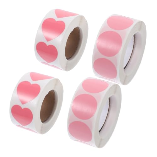 Gadpiparty 4 Rollen Bunte Selbstklebende Herz Aufkleber Farbige Punkte Etiketten für Umschlagversiegelung Vielseitige Klebeetiketten zum Organisieren Klassifizieren und Dekorieren im Haushalt Gadpiparty 4 Rollen Bunte Selbstklebende Herz Aufkleber Farbige Punkte Etiketten für Umschlagversiegelung Vielseitige Klebeetiketten zum Organisieren Klassifizieren und Dekorieren im Haushalt von Gadpiparty