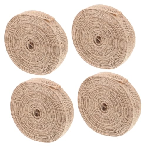 Gadpiparty 4 Rollen DIY handgemachtes Hanfseil hochzeitsdeko wedding decoration hohzeitdeko -sack geschenksband Sackleinen Juteband handgefertigtes Geschenkband Weihnachtszubehör Gadpiparty 4 Rollen DIY handgemachtes Hanfseil hochzeitsdeko wedding decoration hohzeitdeko -sack geschenksband Sackleinen Juteband handgefertigtes Geschenkband Weihnachtszubehör von Gadpiparty