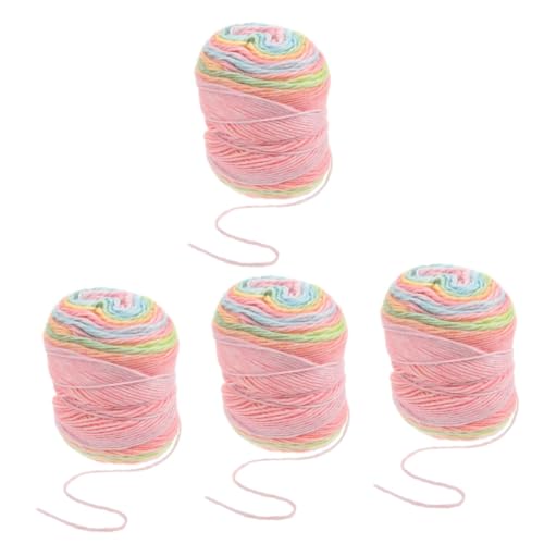 Gadpiparty 4 Rollen Farbverlauf Baumwollgarn zum Stricken und Häkeln Weiches Hautfreundliches Strapazierfähiges Multi Funktionsgarn für Diy Handarbeiten Flexibel Reißfest für Haushalt und Gadpiparty 4 Rollen Farbverlauf Baumwollgarn zum Stricken und Häkeln Weiches Hautfreundliches Strapazierfähiges Multi Funktionsgarn für Diy Handarbeiten Flexibel Reißfest für Haushalt und von Gadpiparty