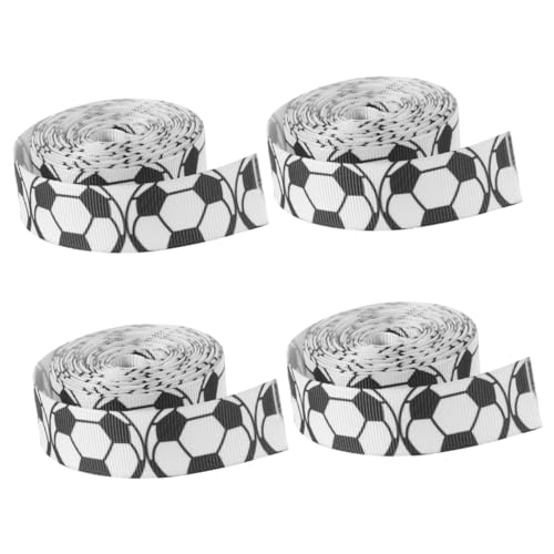 Gadpiparty 4 Rollen Fußball Dekorationsband Hochwertiges Geschenkband für Kuchen Einladungen und Diy Projekte Strapazierfähig und Vielseitig Einsetzbar Gadpiparty 4 Rollen Fußball Dekorationsband Hochwertiges Geschenkband für Kuchen Einladungen und Diy Projekte Strapazierfähig und Vielseitig Einsetzbar von Gadpiparty