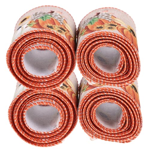 Gadpiparty 4 Rollen Herbstliche Dekobänder mit Draht pro Thanksgiving Geschenkband für Geschenkverpackung DIY Basteln Kürbis und Chrysanthemenmotive Langlebig und Vielseitig Gadpiparty 4 Rollen Herbstliche Dekobänder mit Draht pro Thanksgiving Geschenkband für Geschenkverpackung DIY Basteln Kürbis und Chrysanthemenmotive Langlebig und Vielseitig von Gadpiparty