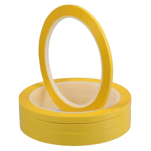 Gadpiparty 4 Rollen Klebeband Multifunktions Reparatur Maske Isolierung lang Isolieren Handwerk statisch trocken abwischbares Tafelband Sammelalbum Papier das Haustier Yellow Gadpiparty 4 Rollen Klebeband Multifunktions Reparatur Maske Isolierung lang Isolieren Handwerk statisch trocken abwischbares Tafelband Sammelalbum Papier das Haustier Yellow von Gadpiparty
