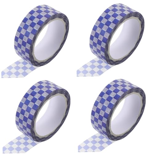 Gadpiparty 4 Rollen Klebeband für Scrapbooking Streifen dekoratives Klebeband zum Basteln retro bunt selbst papierklebeband selber machen Washi-Tape-Aufkleber Flüsterpapier Gadpiparty 4 Rollen Klebeband für Scrapbooking Streifen dekoratives Klebeband zum Basteln retro bunt selbst papierklebeband selber machen Washi-Tape-Aufkleber Flüsterpapier von Gadpiparty