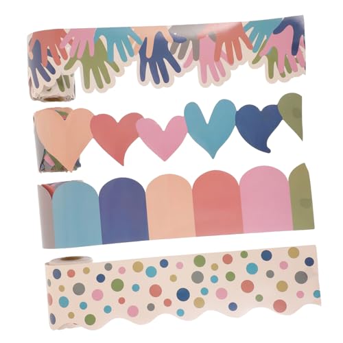 Gadpiparty 4 Rollen Schwarze Tafelfolie Selbstklebend Wasserdichtes Border Sticker für Klassenzimmer Praktische Dekoration für Pinnwände Tische und Wände Designs für Kreative Gestaltung Gadpiparty 4 Rollen Schwarze Tafelfolie Selbstklebend Wasserdichtes Border Sticker für Klassenzimmer Praktische Dekoration für Pinnwände Tische und Wände Designs für Kreative Gestaltung von Gadpiparty