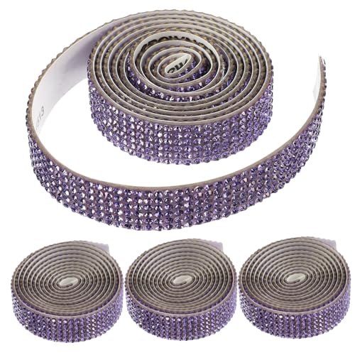 Gadpiparty 4 Rollen Strass Applikationen zum Aufbügeln DIY Dekoratives Glitzerband für Brautkleid Gürtel Selbstklebende Rhinestone Patches Hochzeit Zubehör Breit Traumhaftes Lila Gadpiparty 4 Rollen Strass Applikationen zum Aufbügeln DIY Dekoratives Glitzerband für Brautkleid Gürtel Selbstklebende Rhinestone Patches Hochzeit Zubehör Breit Traumhaftes Lila von Gadpiparty