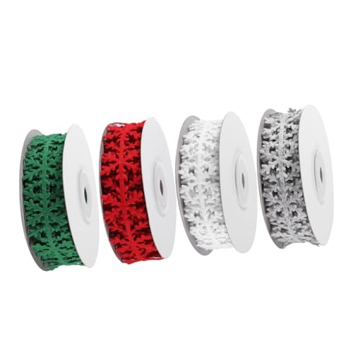 Gadpiparty 4 Rollen Weihnachtsband Geschenkband Strapazierfähigem für DIY Basteln Geschenkverpackung und Festliche Dekoration Rot Grün Weiß Gadpiparty 4 Rollen Weihnachtsband Geschenkband Strapazierfähigem für DIY Basteln Geschenkverpackung und Festliche Dekoration Rot Grün Weiß von Gadpiparty