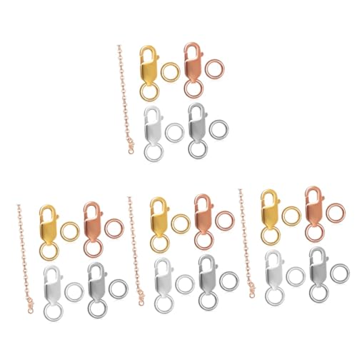 Gadpiparty 4 Sätze Armbandzubehör Schnalle Herstellung Silberkette Klaue Hummer Karabinerverschlüsse Geschlossene Biegeringe Schlüssel Schmuck Schließen Armreif Hängend Haken S925 4 Stück * 4 Gadpiparty 4 Sätze Armbandzubehör Schnalle Herstellung Silberkette Klaue Hummer Karabinerverschlüsse Geschlossene Biegeringe Schlüssel Schmuck Schließen Armreif Hängend Haken S925 4 Stück * 4 von Gadpiparty