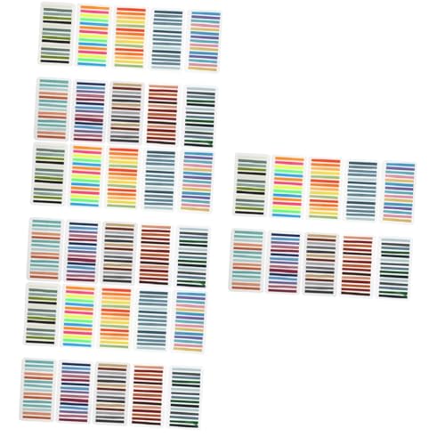 Gadpiparty 4 Sätze Aufkleber Rosa Klebestreifen Schüttgut Markieren Pastell Lesemarkierungen Tragbare Markierungsstreifen Lesezeichen Zum Lesen Textmarker-tabs Das Haustier 10 Stück * 4 von Gadpiparty