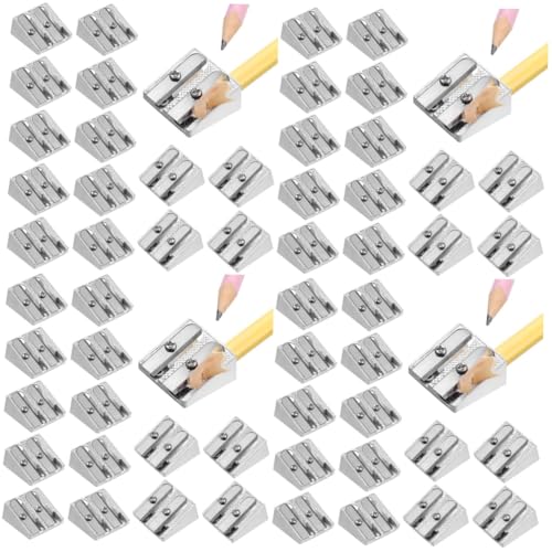 Gadpiparty 4 Sätze Bleistiftspitzer Aus Aluminiumlegierung Für Manueller Bleistiftspitzer Anspitzer Bleistiftspitzer Masse Werkzeuge Zum Anspitzen Von Bleistiften 20 Stück * 4 von Gadpiparty